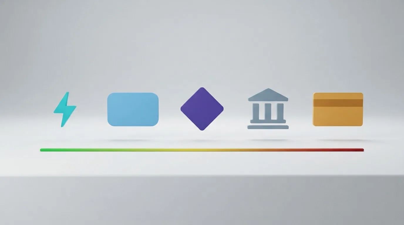 Tabla comparativa de métodos de retirada con plazos reales: Trustly, PayPal, Skrill, transferencia SEPA y tarjeta